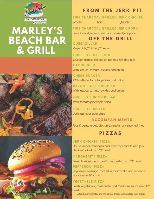Grill Menu